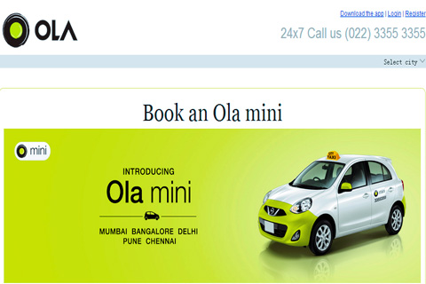 印度打车应用Olacabs获软银2.1亿美元D轮融资